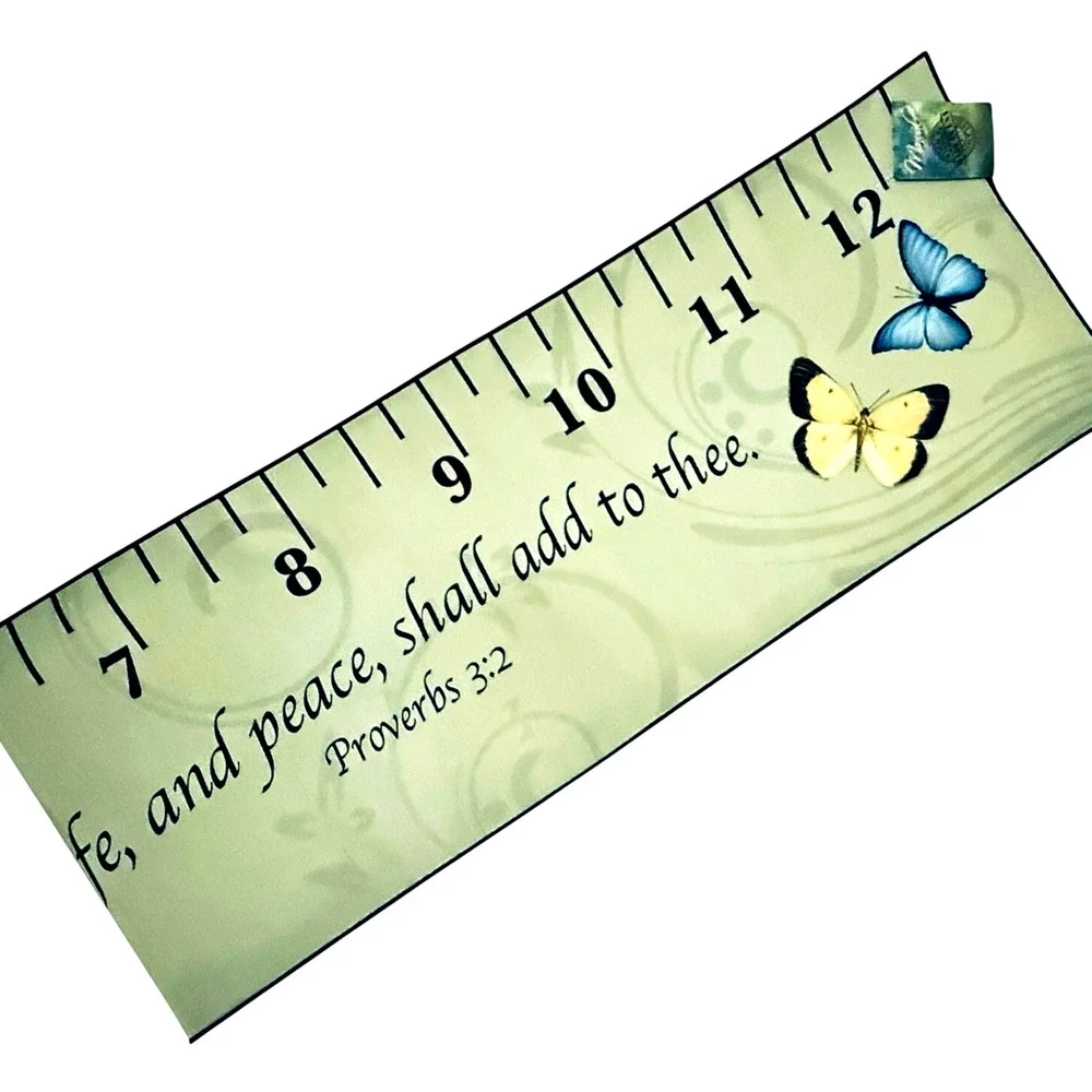 Christian Home Decor Table Runner He is the Ruler Butterfly Made USA 13x72